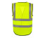 HI VIS SUPERIOR ECO OPEN MESH BUTTON WAISTCOAT